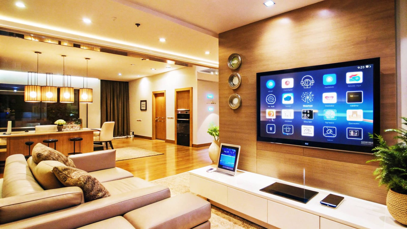 Modern residential home features